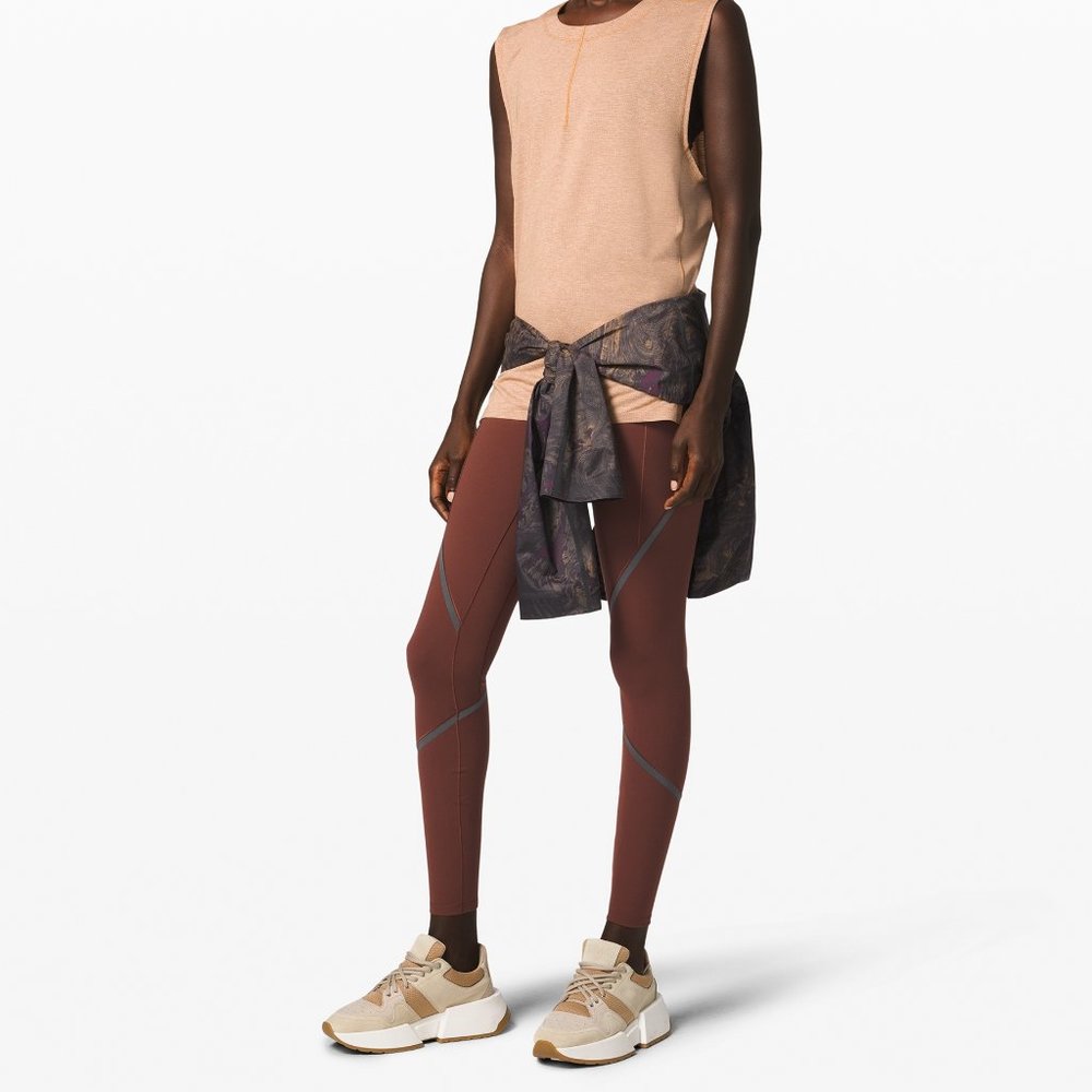 Lululemon Lab Esker Tight Luxtreme in Dark Cedar